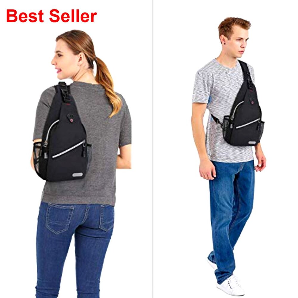 Polyester Mini Sling Backpack, Hiking Daypack, Tr… - image 5